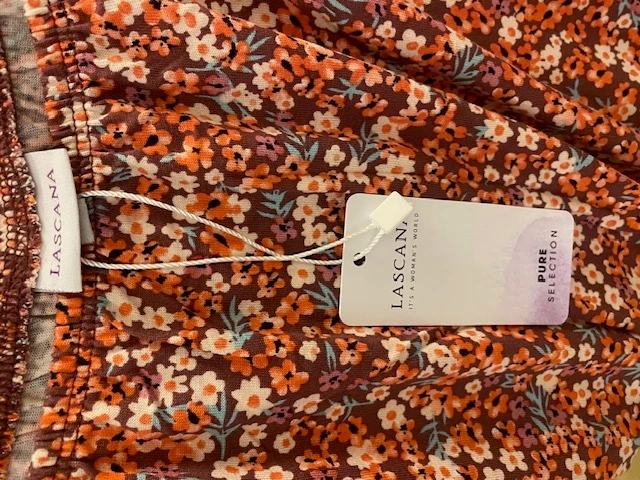 Vestido curto de verão fluido com ombros descobertos estampa floral – Tamanho 38 – Estilo – photo 9
